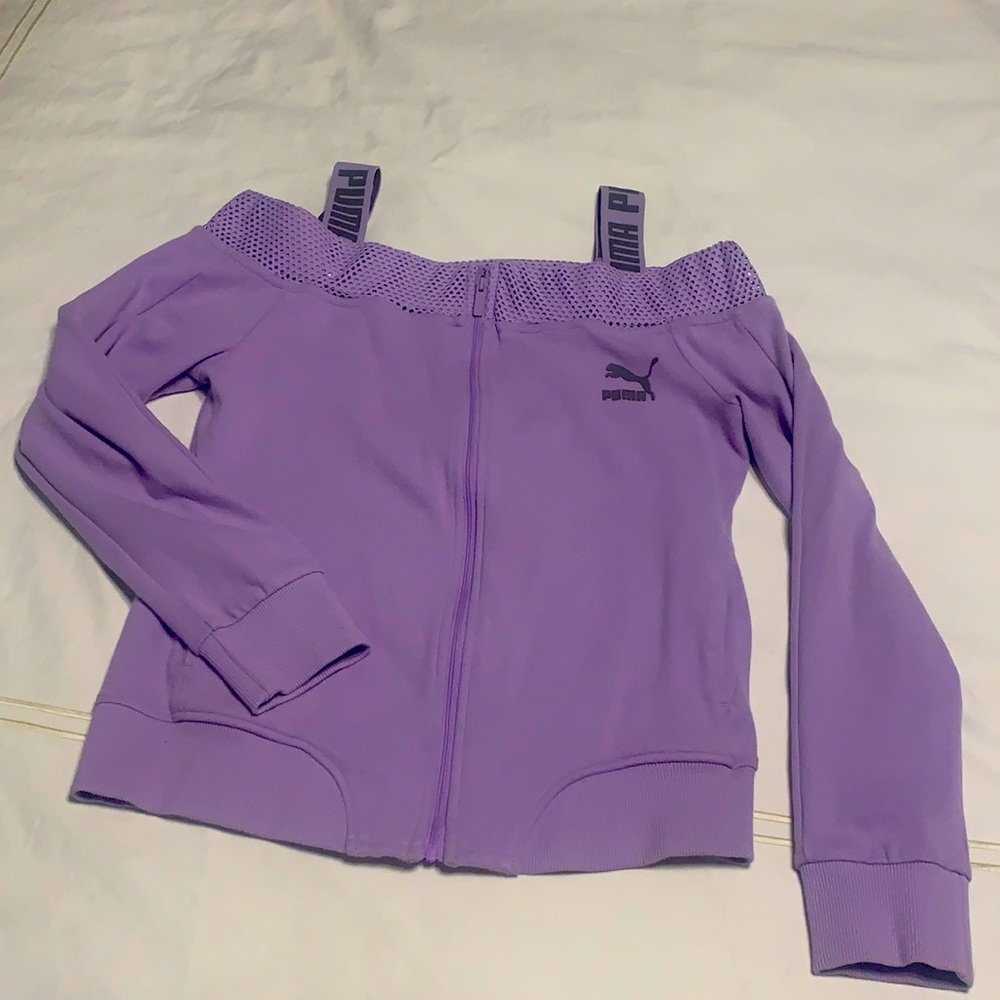 Puma zip-up sweater